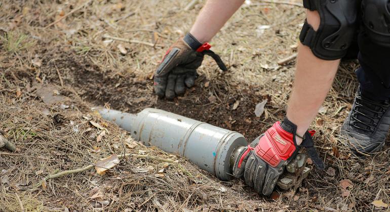 Ukraine is now the most mined country in the world following Russia's full-scale invasion.
