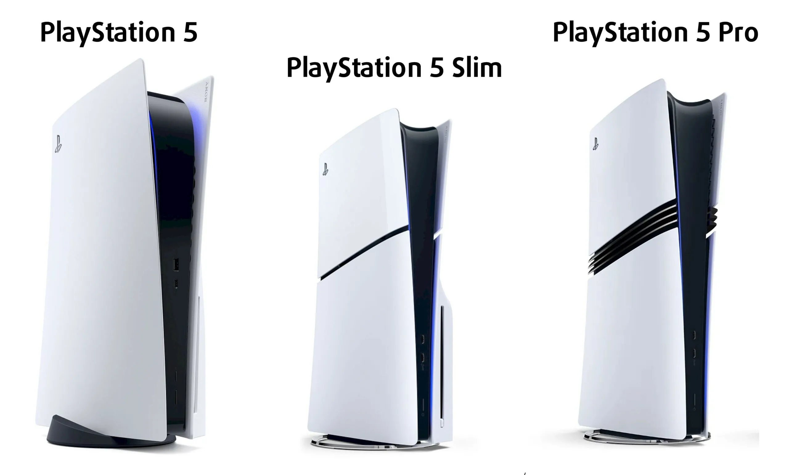 A collage of different PlayStation 5. [PHOTO CREDIT: LaptopMedia.com]