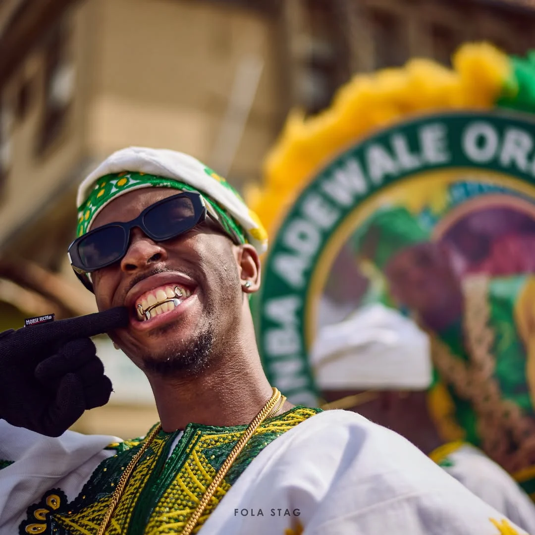 Jamal Oreagba  at the 2026 Ojude Oba Festival. Credit: Fola Stag
