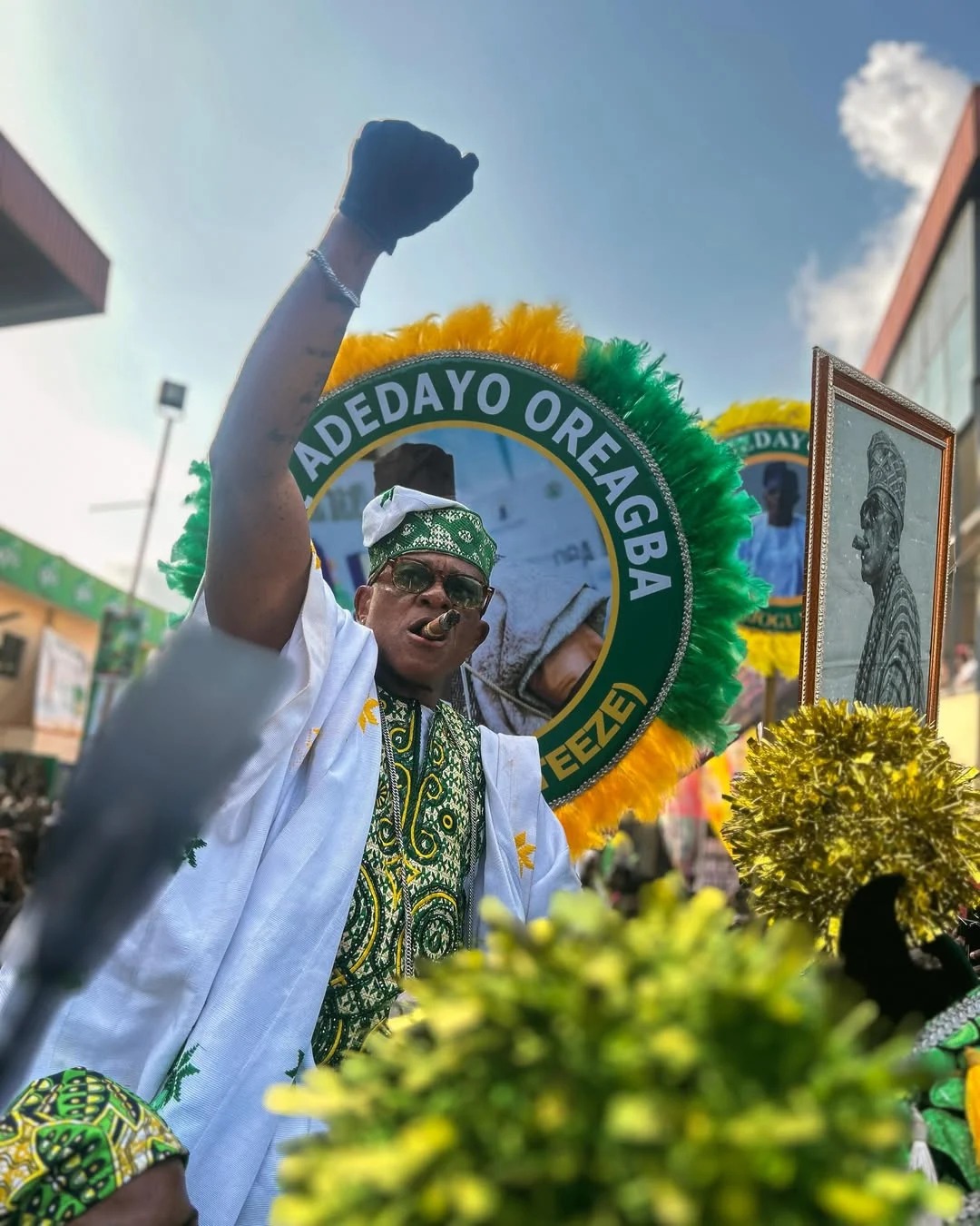 Farooq Oreagba at the 2026 Ojude Oba Festival. Credit: IG | _obalolar