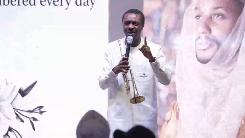 Alexx Ekubo's service of songs.