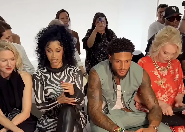 Cardi B, Super Eagles Star Maduka Okoye Turn Heads Together at Paris Fashion Week