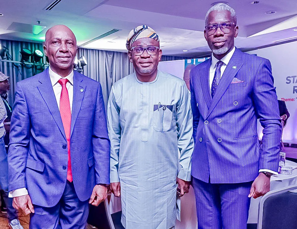 Tax Ombud/Chief Executive, John Nwabueze, Special Adviser on Tax and Revenue to the Lagos State Governor, Abdul-Kabir Ogungbo, and Special Adviser on Revenue to Minister of Finance and Coordinating Minister of the Economy,  Olufemi Olarinde, during a stakeholder engagement in Lagos on Thursday.