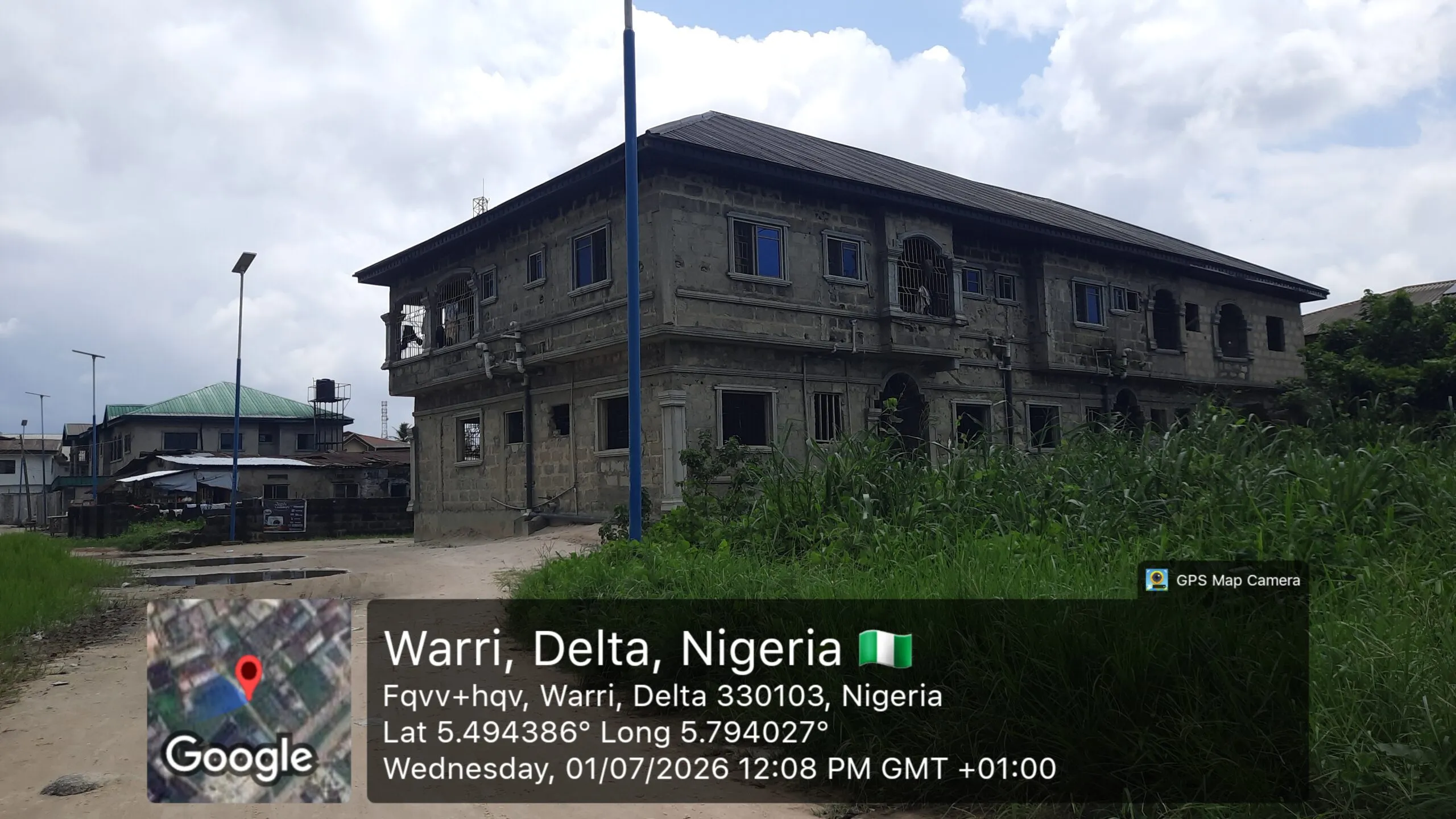 David Erubure's family house in Warri, Delta State Credit - Chinagorom Ugwu- PREMIUM TIMES