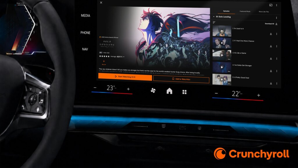 Exclusive: New Crunchyroll Collab Brings Anime Streaming to Cars