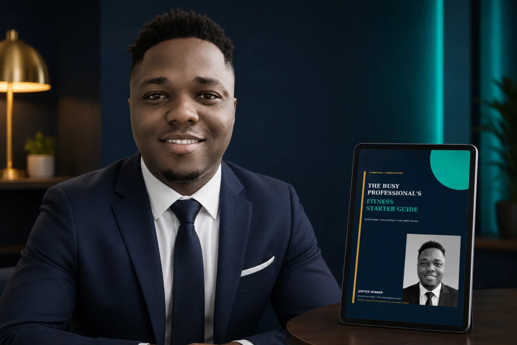Justice Winner Launches New Four-Week Fitness Guide For Busy Professionals