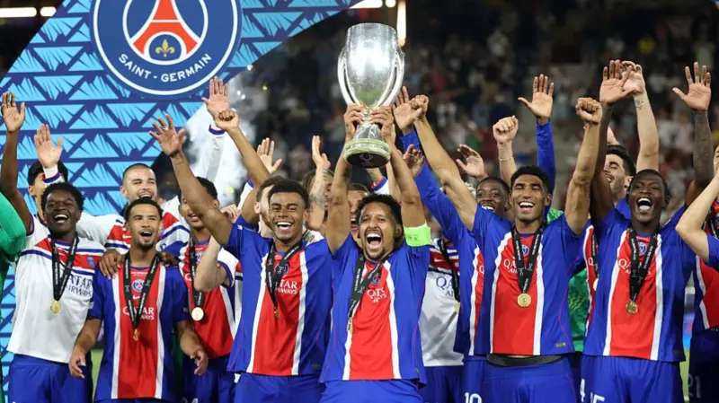 PSG Retain UEFA Super Cup, Beat Aston Villa 2-1