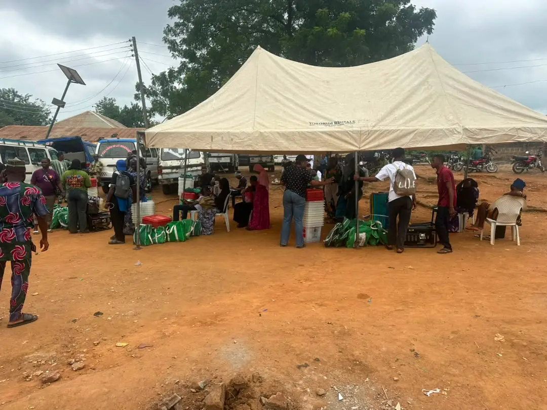 Distribution of sensitive materials at Ejigbo LGA’s INEC Office
