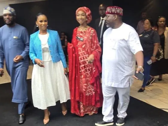 Some of the dignitaries at the launch on Monday