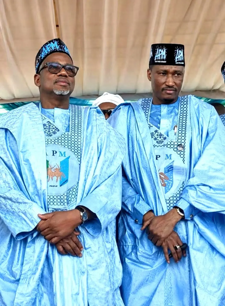 Dr Yakubu Adamu (r), the APM governorship candidate, has publicly and strategically positioned himself as the continuity candidate who can step into the big shoes of Governor Bala Mohammed (left)
