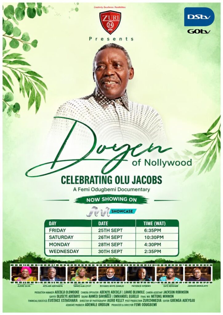 Africa Magic to Air Documentary Celebrating Olu Jacobs’ Legacy