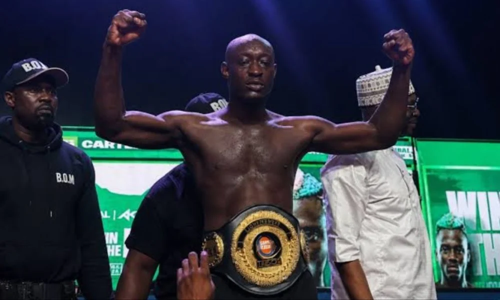 Watch Moment Carter Efe Defeated Speed Darlington (VIDEO)
