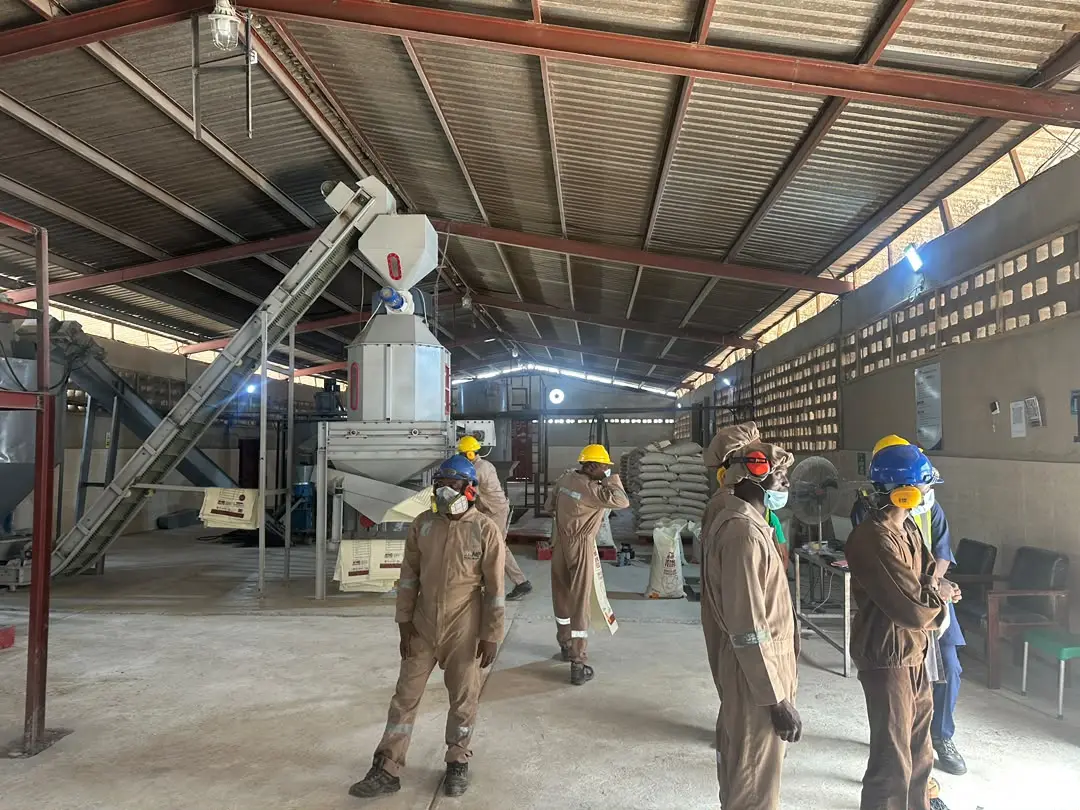 Livestock feed processing plants at Johnvents group in Ondo State. (PHOTO CREDIT: Abdulkareem Mojeed)